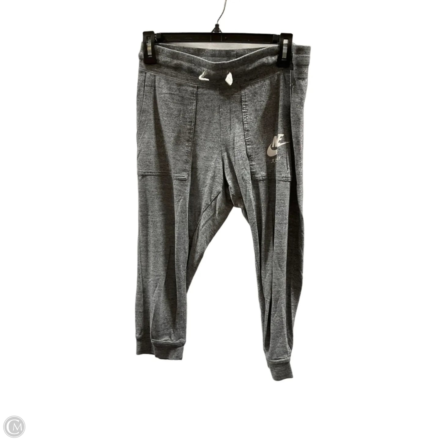 Athletic Capris By Nike Apparel In Grey, Size: S