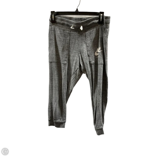 Athletic Capris By Nike Apparel In Grey, Size: S