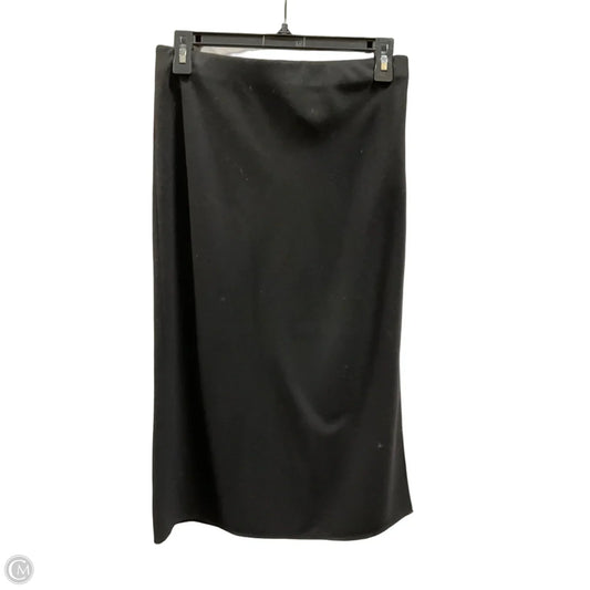 Skirt Midi By Vince In Black, Size: 2