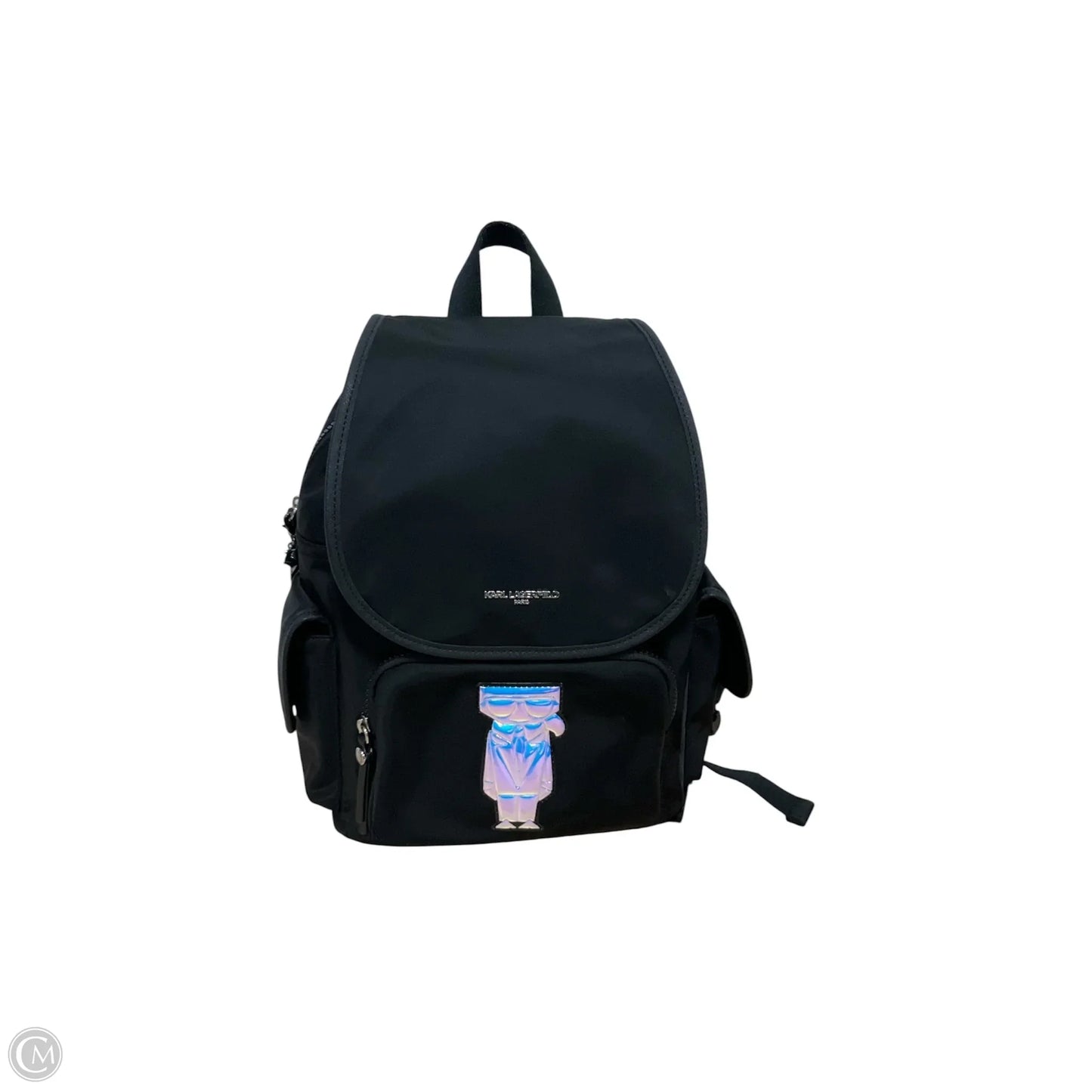 Backpack Designer By Karl Lagerfeld, Size: Medium