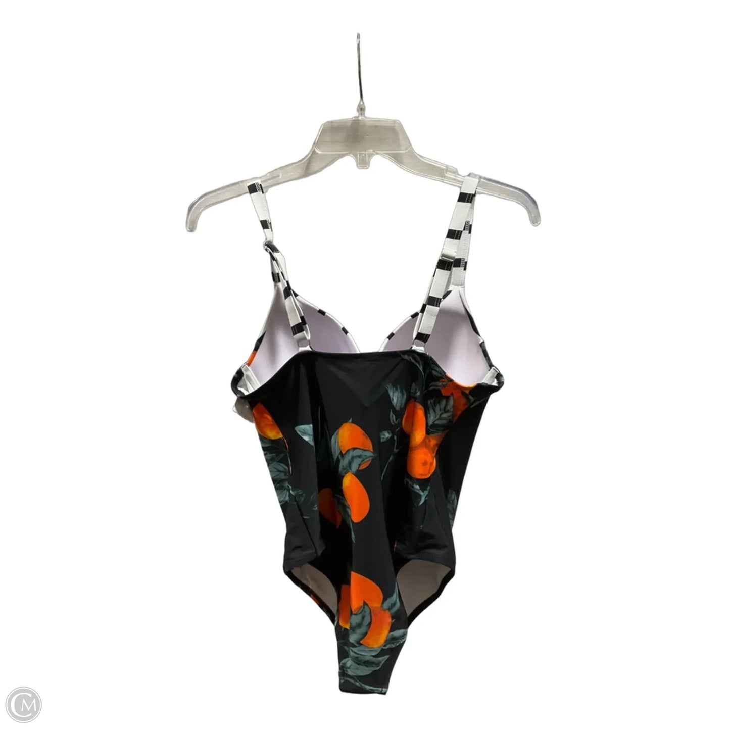 Swimsuit By Cupshe In Black & Orange, Size: Xl