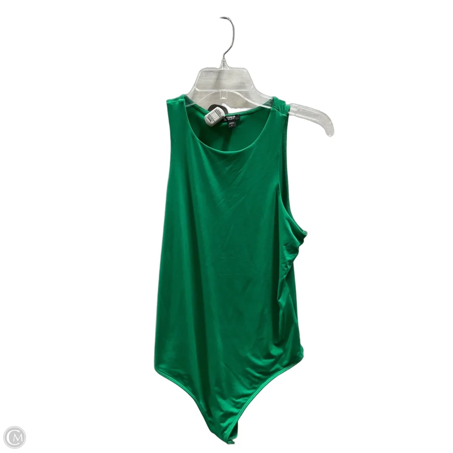 Top Sleeveless By Express In Green, Size: M