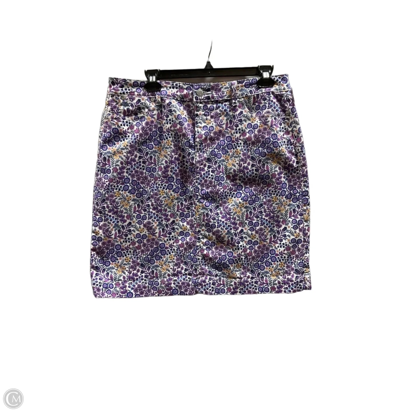 Skirt Midi By Talbots In Floral Print, Size: 10