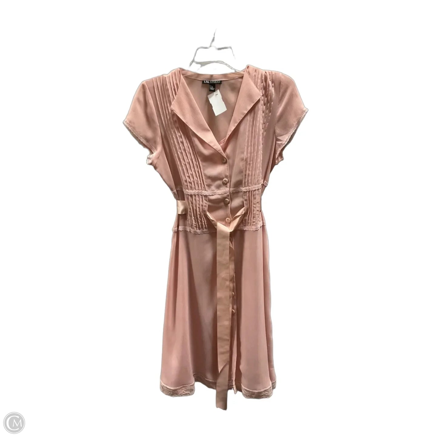 Dress Casual Midi By In Studio In Pink, Size: 6