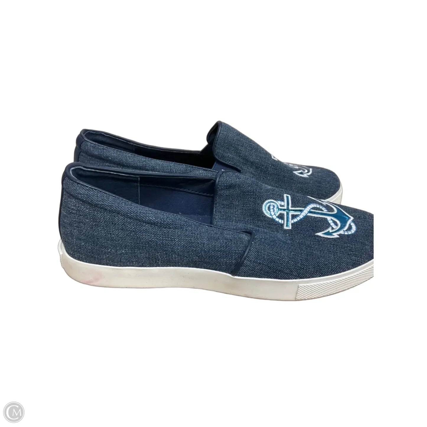 Shoes Flats By Katy Perry In Nautical Print, Size: 9.5