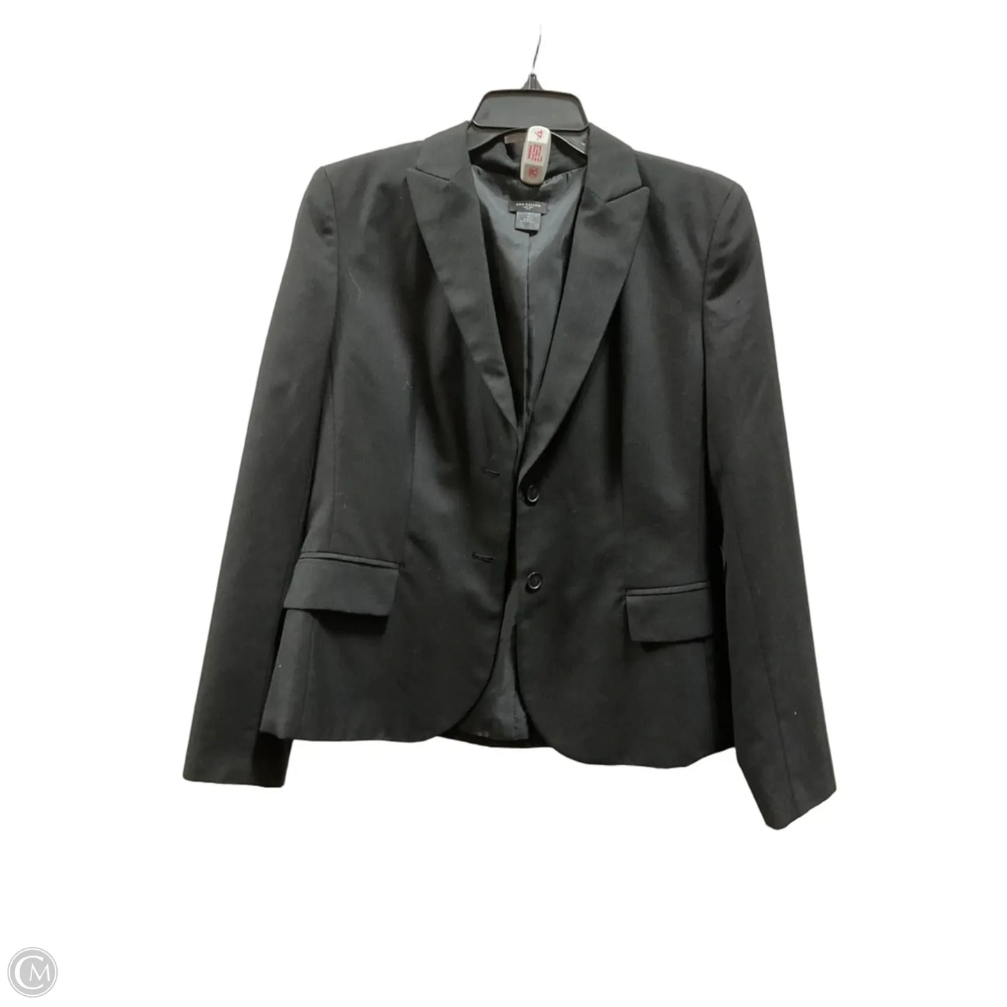 Blazer By Ann Taylor In Black, Size: 8