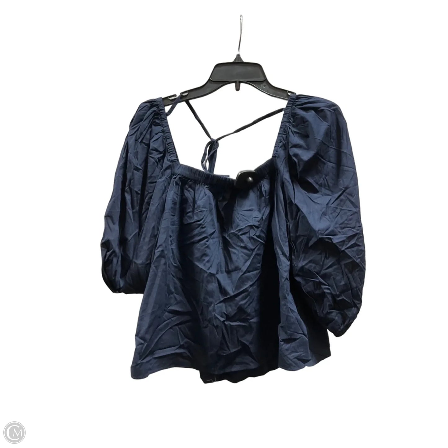 Top Short Sleeve By Madewell In Blue, Size: 8