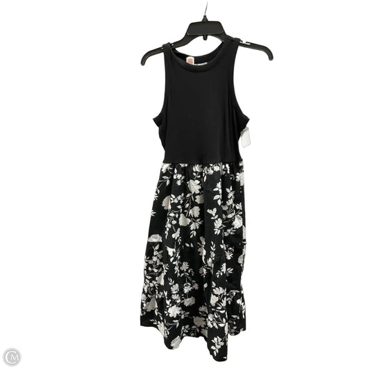 Dress Casual Maxi By Maurices In Black & White, Size: M