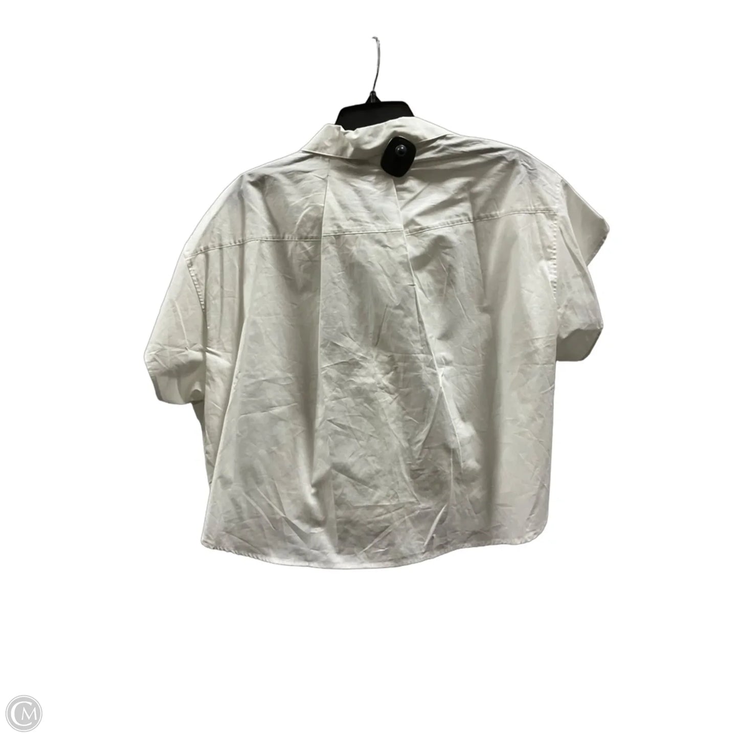 Blouse Short Sleeve By Rag And Bone In White, Size: M