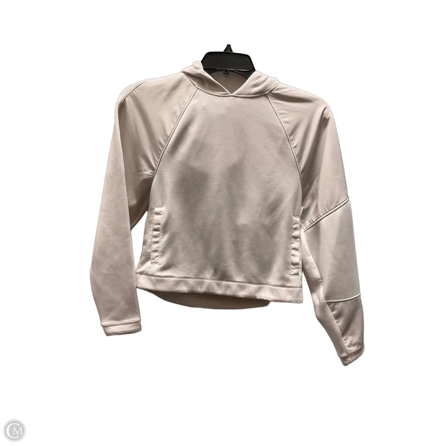 Athletic Sweatshirt Hoodie By Athleta In Cream, Size: Xs