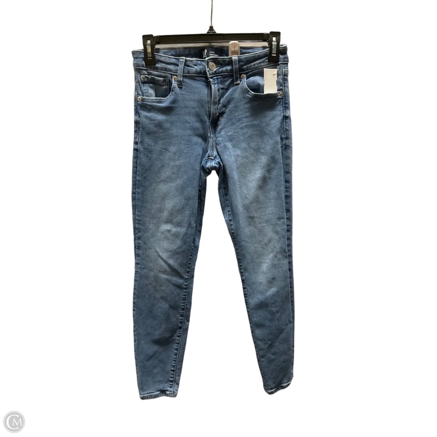 Jeans Skinny By Gap In Blue, Size: 4