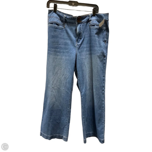 Jeans Wide Leg By Soft Surroundings In Blue, Size: 16