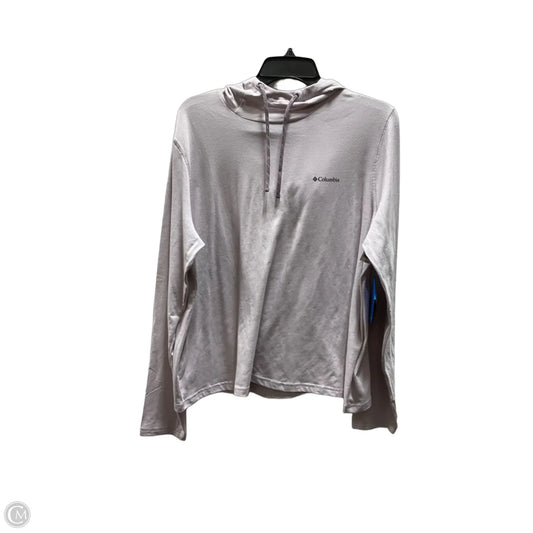 Athletic Top Long Sleeve Hoodie By Columbia In Purple, Size: Xl