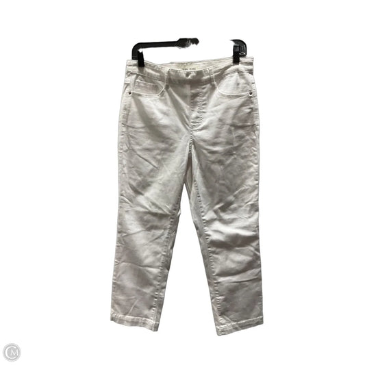 Jeans Straight By Tribal In White, Size: 8