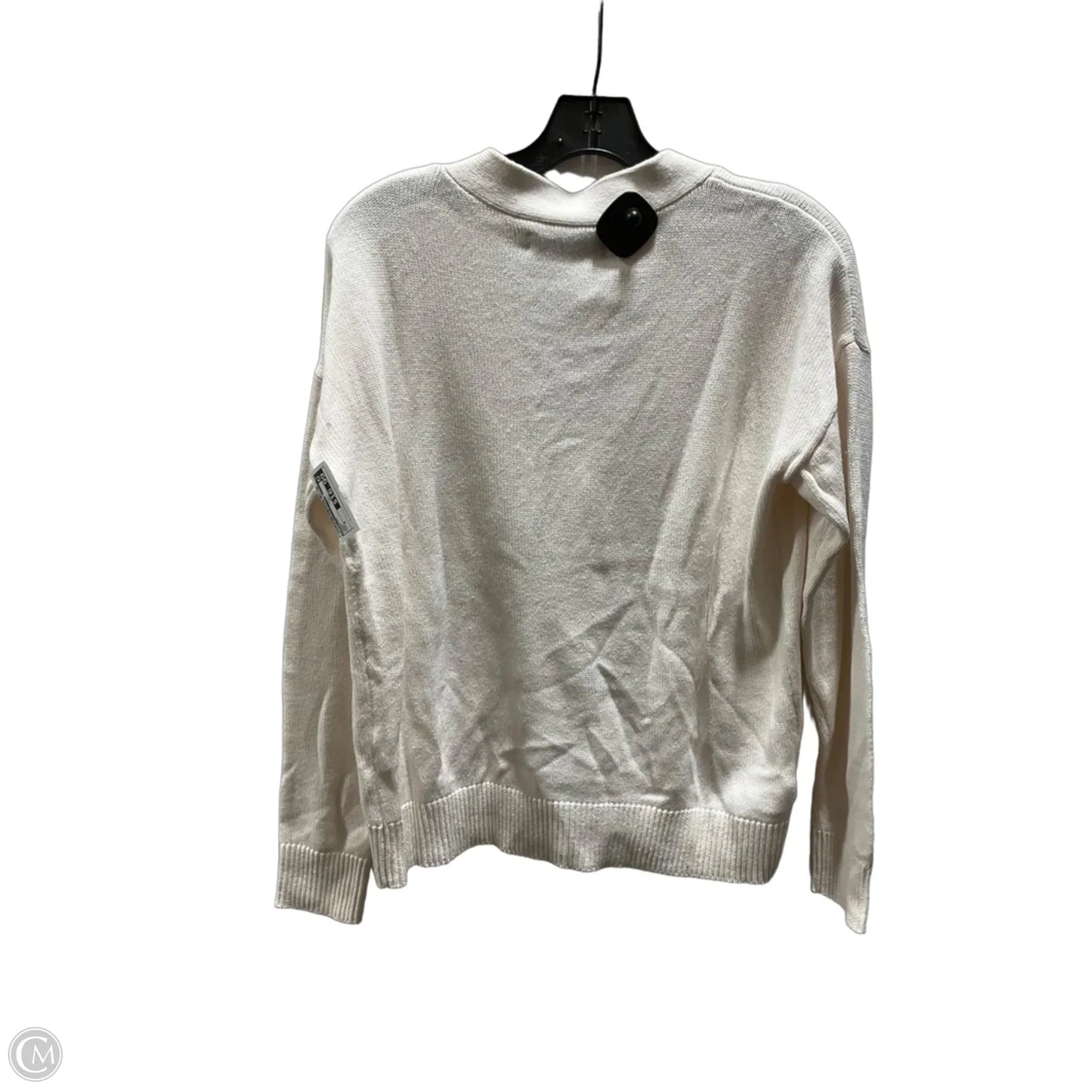 Cardigan By Loft In Cream, Size: M