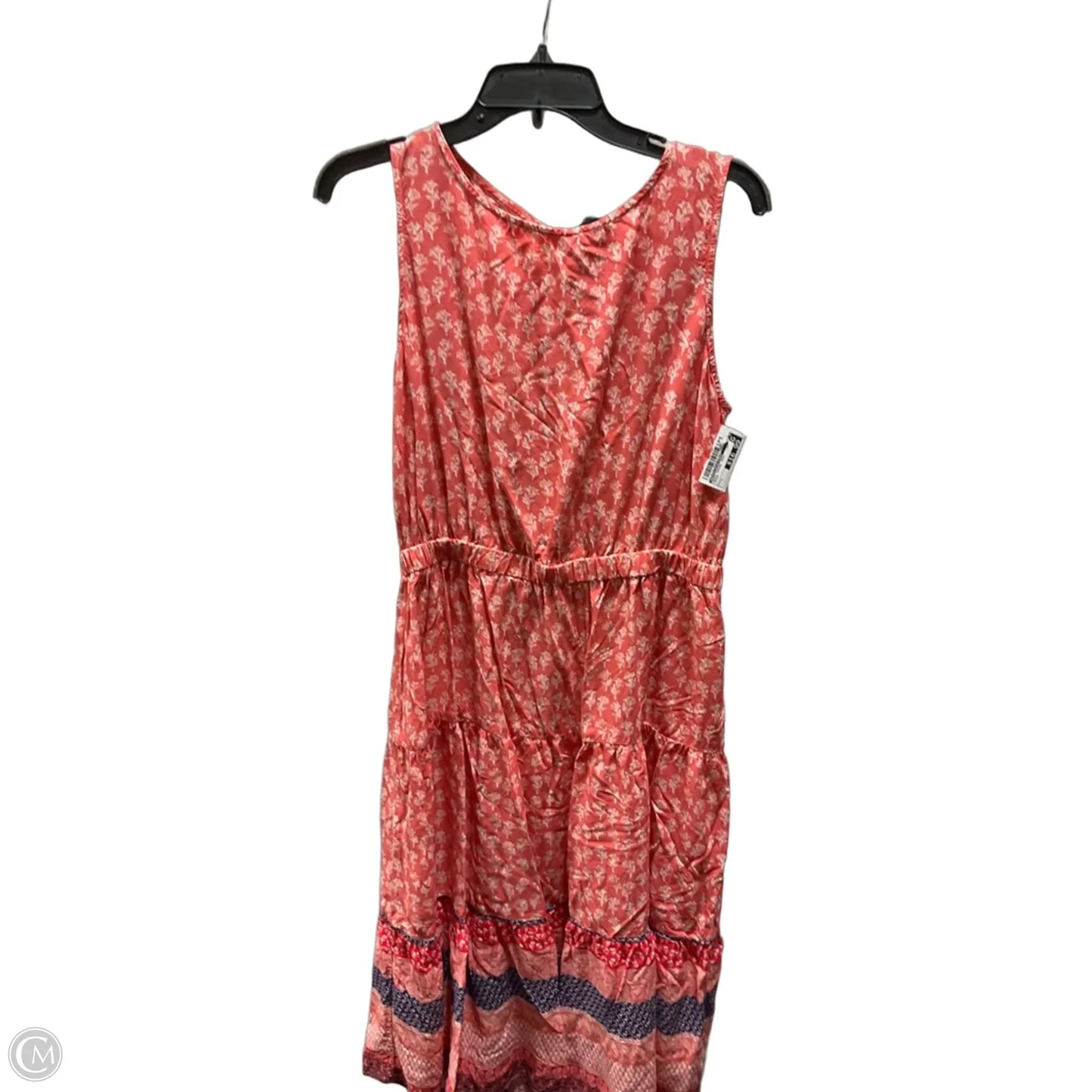 Dress Casual Midi By Beachlunchlounge In Orange, Size: L