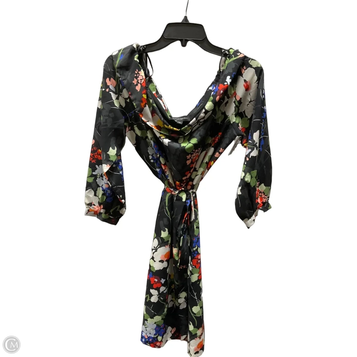 Dress Casual Midi By Banana Republic In Floral Print, Size: M
