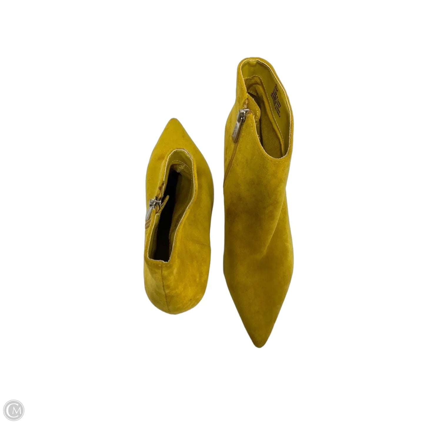 Boots Ankle Heels By Charles David In Yellow, Size: 6