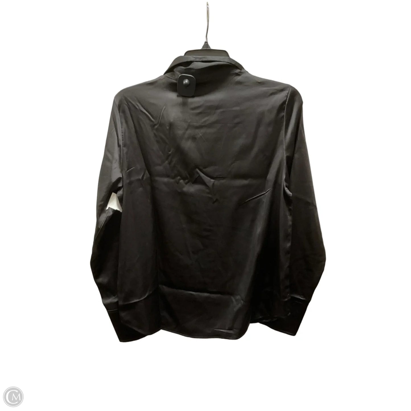 Blouse Long Sleeve By H&m In Black, Size: S