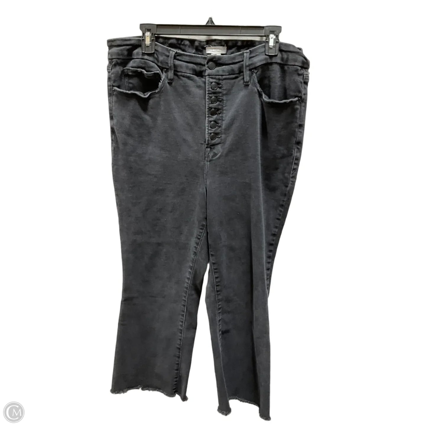 Jeans Straight By Good American In Grey, Size: 16