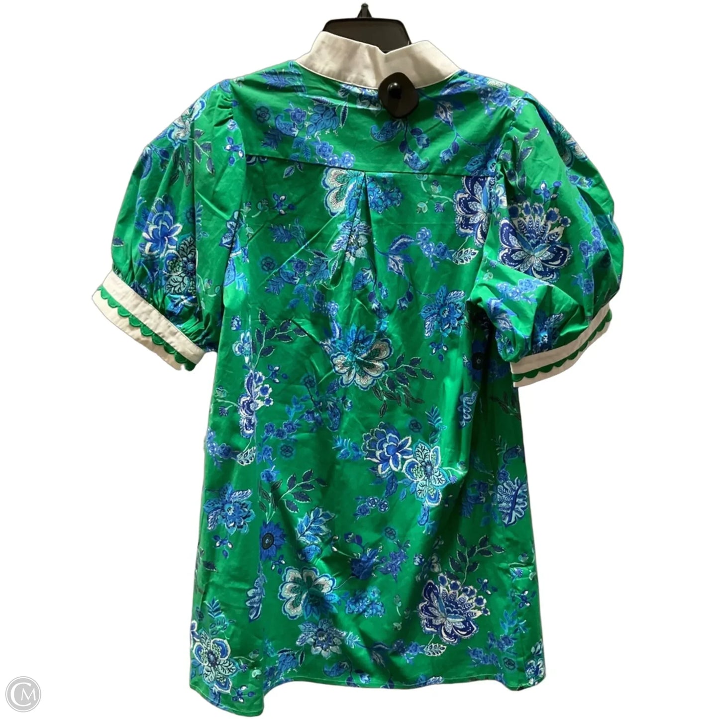 Dress Casual Midi By Entro In Blue & Green, Size: M
