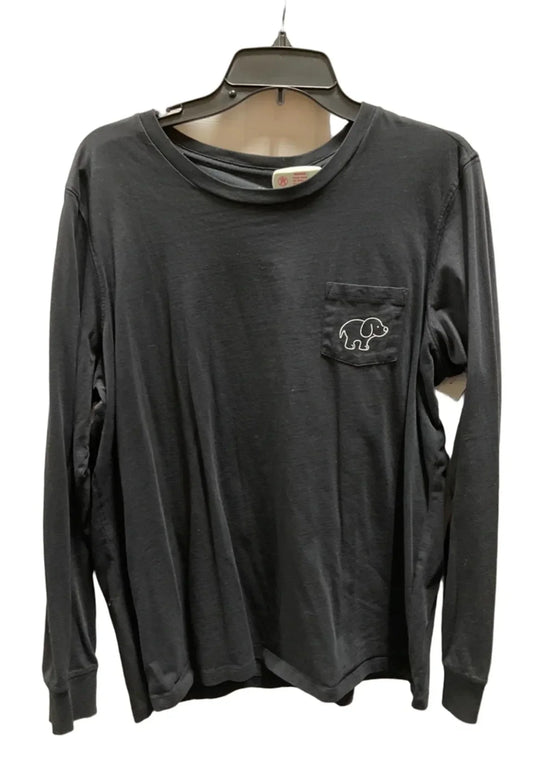 Top Long Sleeve By Ivory Ella In Black, Size: Xl
