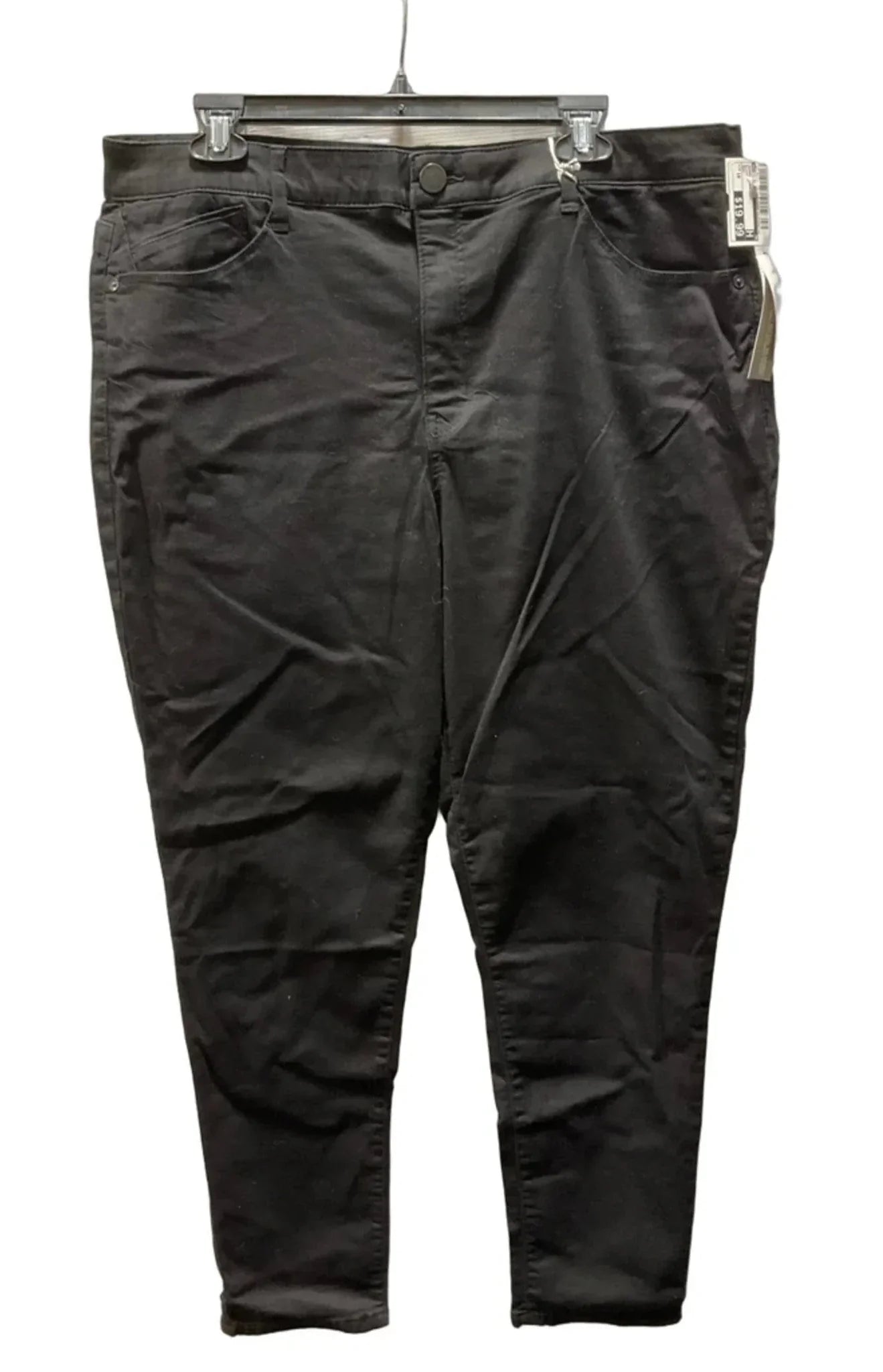 Jeans Straight By Wit & Wisdom In Black, Size: 18