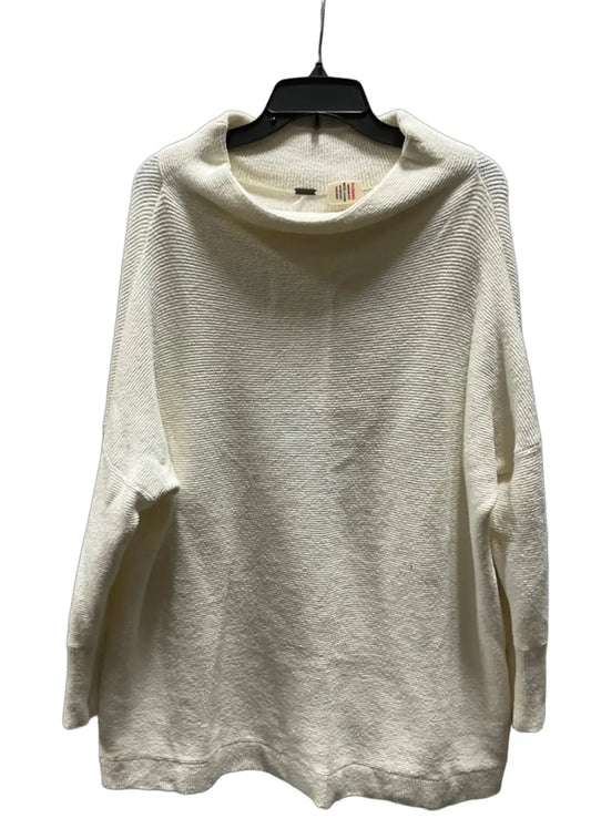 Sweatshirt Collar By Free People In Cream, Size: M