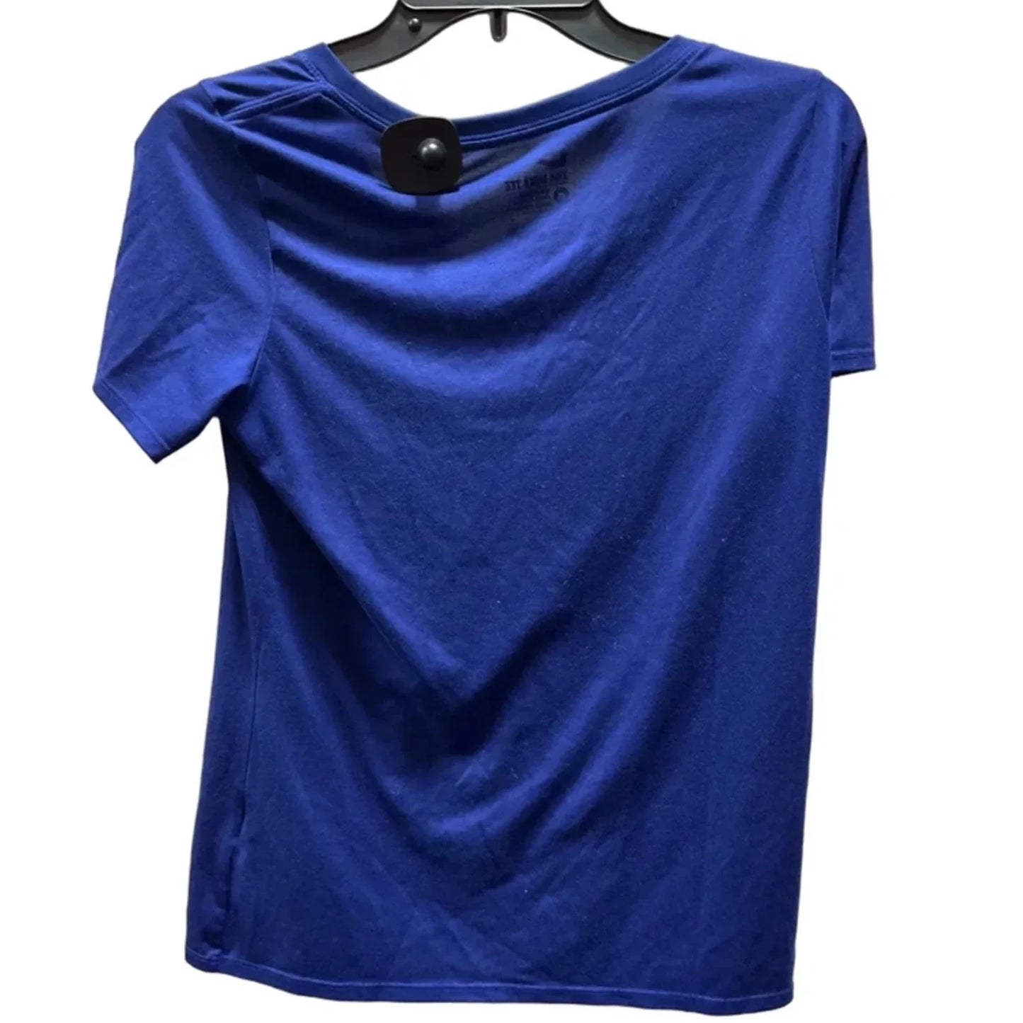 Athletic Top Short Sleeve By Nike Apparel In Blue, Size: M