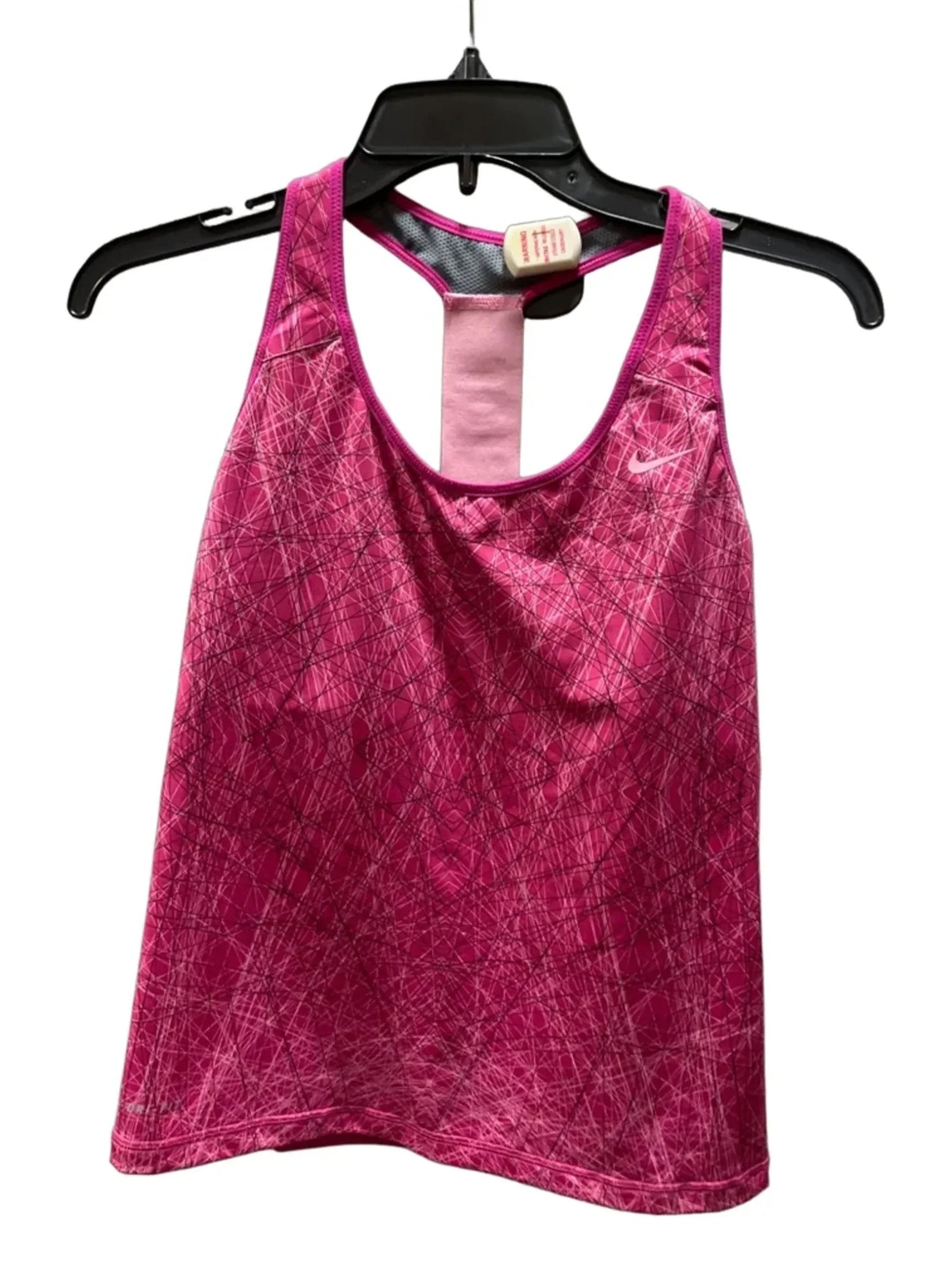 Athletic Tank Top By Nike Apparel In Pink, Size: L
