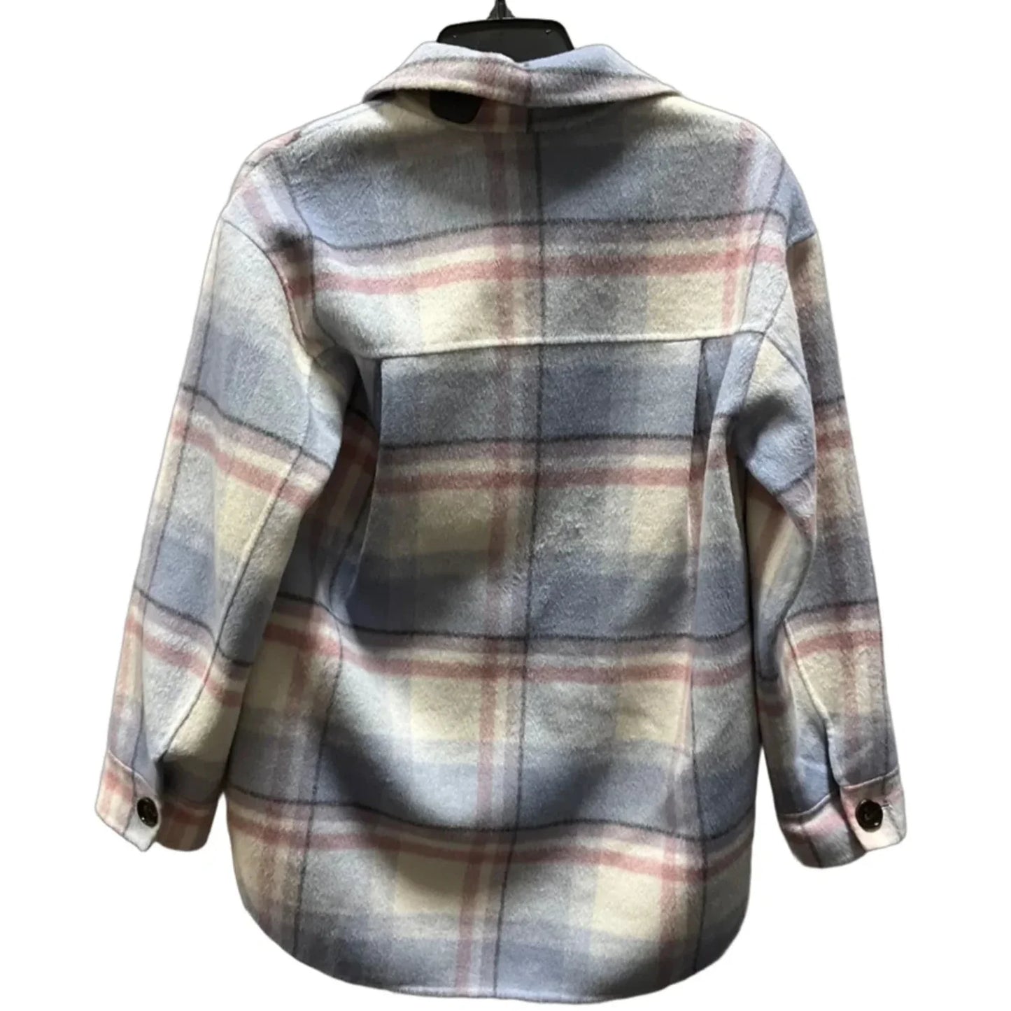 Coat Wool By Rails In Blue & Pink, Size: Xs