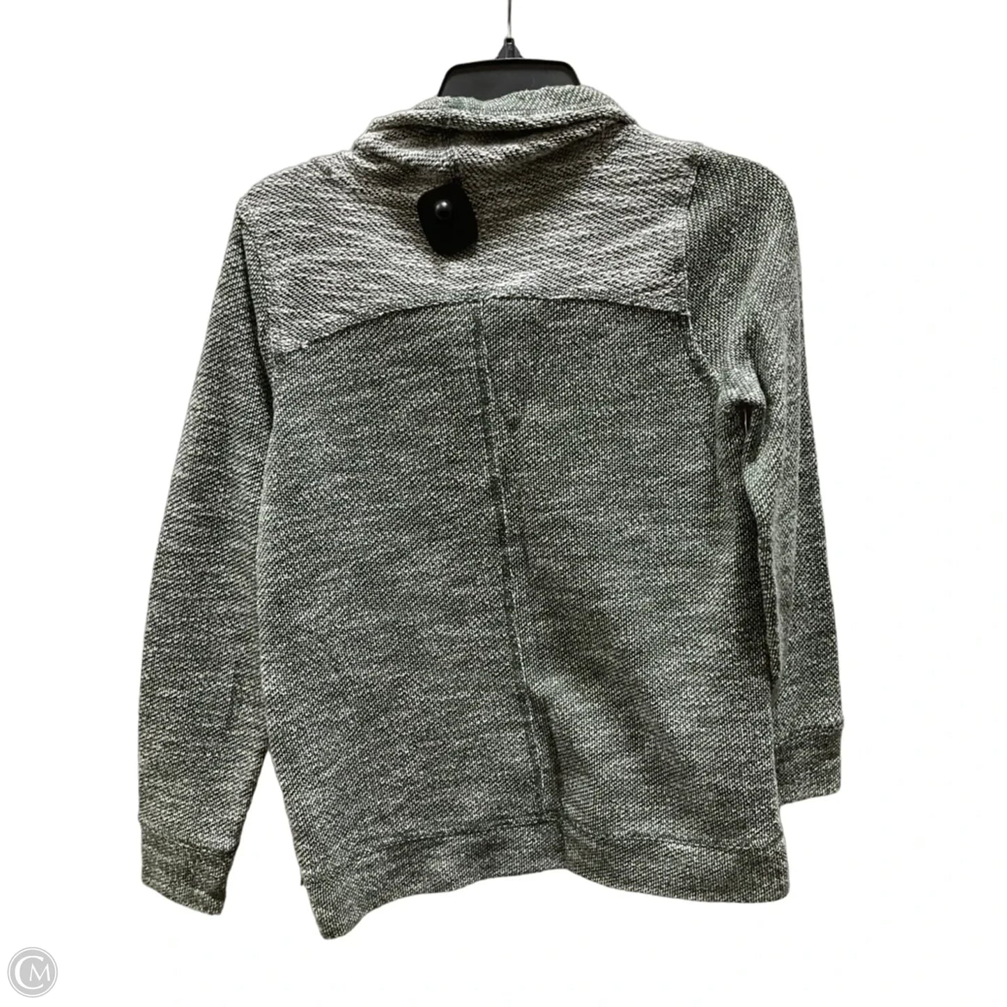 Sweatshirt Collar By Calvin Klein In Green, Size: S
