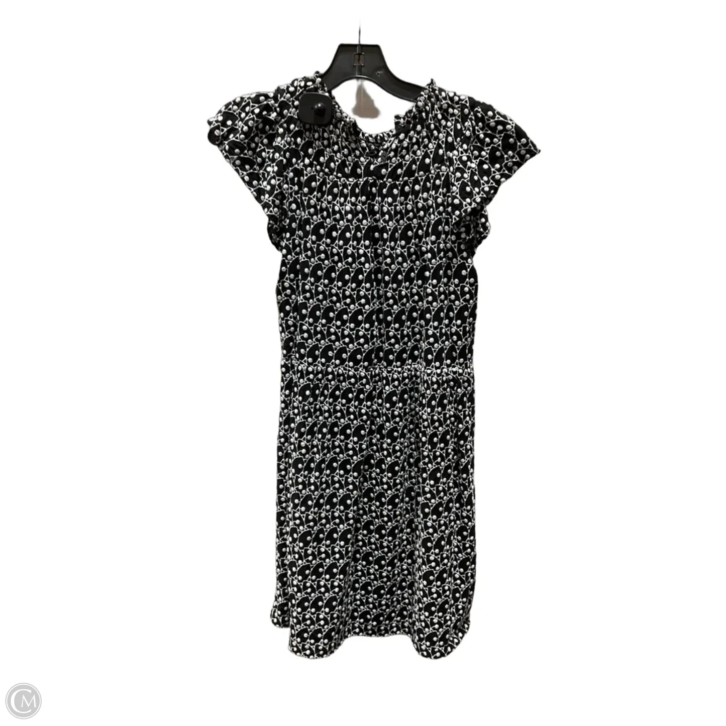 Dress Casual Midi By Loft In Black & White, Size: S