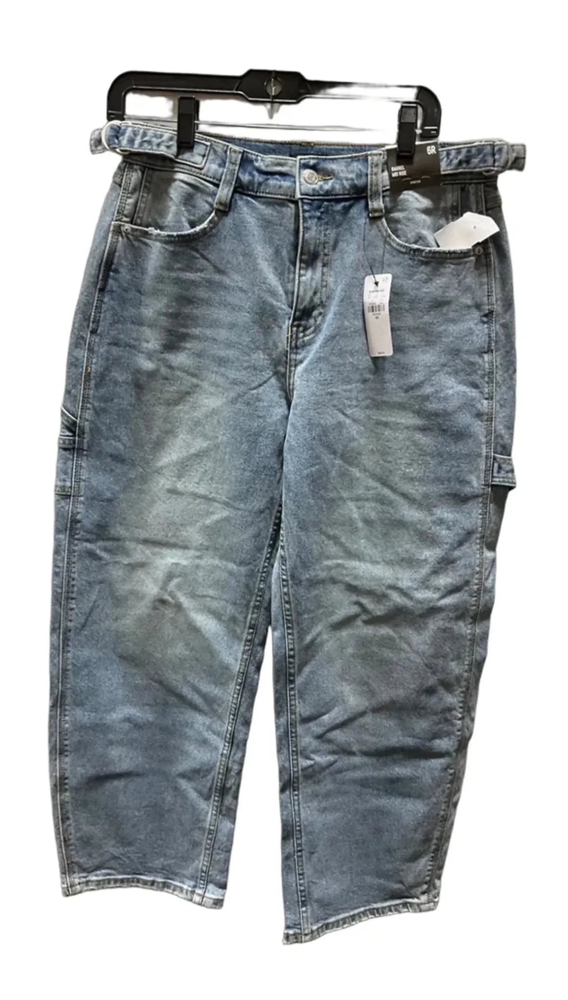 Jeans Wide Leg By Express In Blue, Size: 6