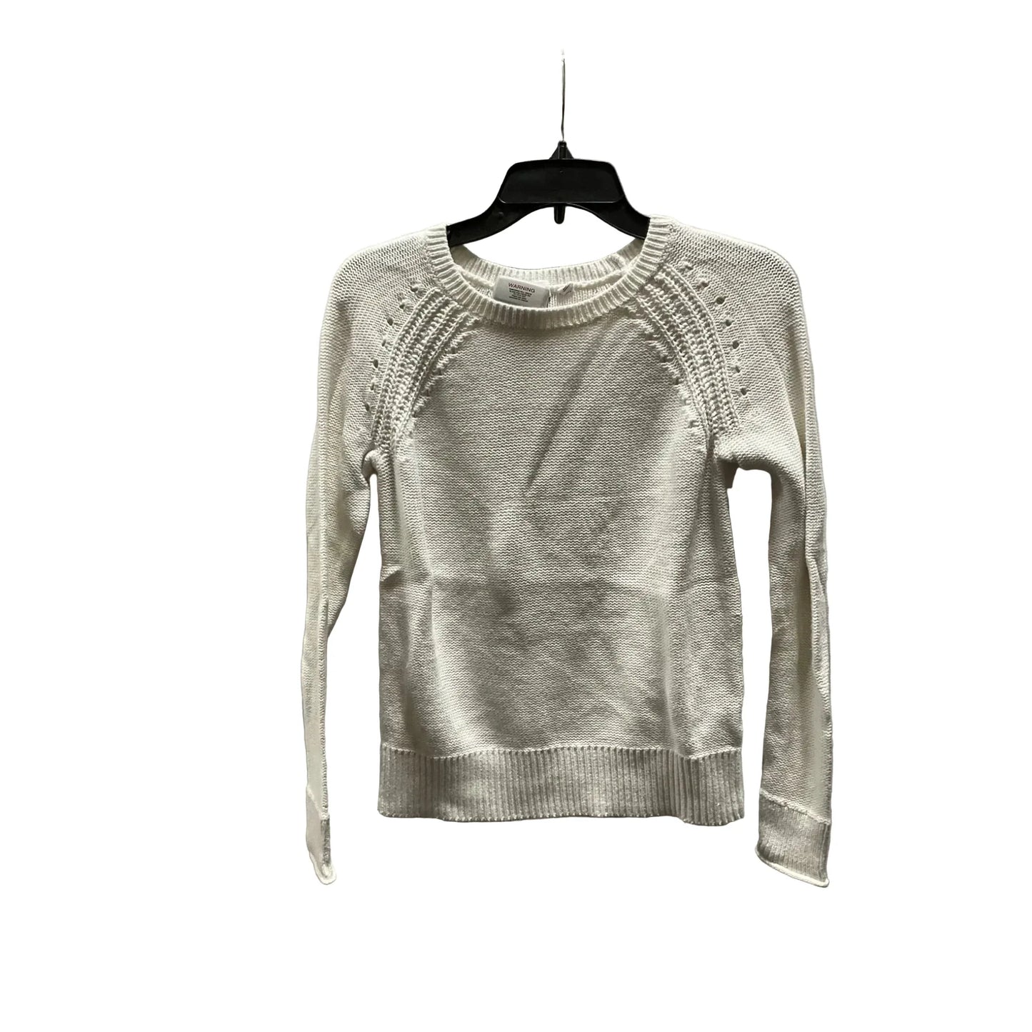 Sweater By Gap In Cream, Size: Xs