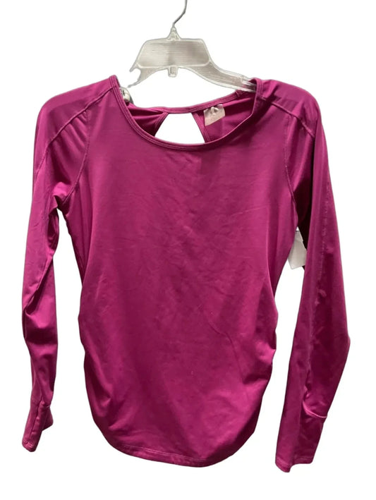 Athletic Top Long Sleeve Crewneck By Calia In Pink, Size: S