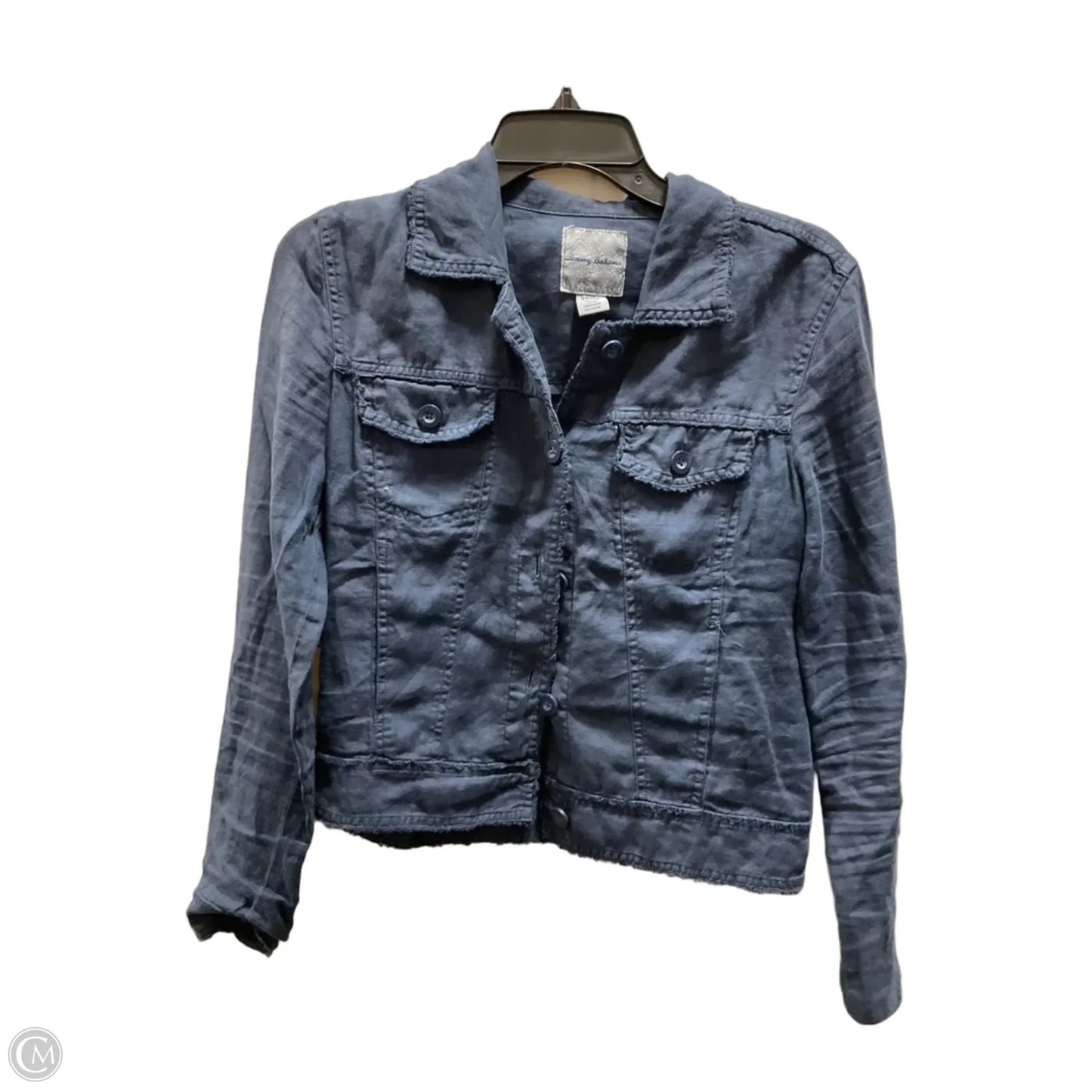 Blouse Long Sleeve By Tommy Bahama In Blue, Size: Xs