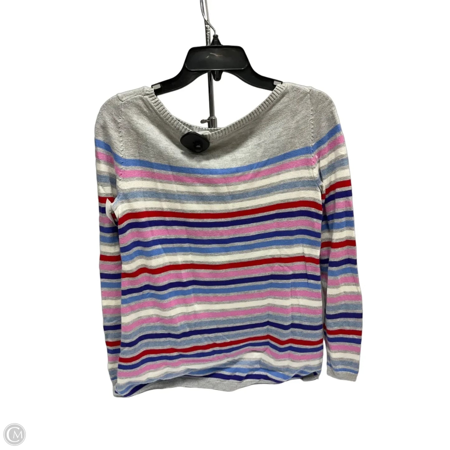 Top Long Sleeve Basic By Talbots In Striped Pattern, Size: Xs