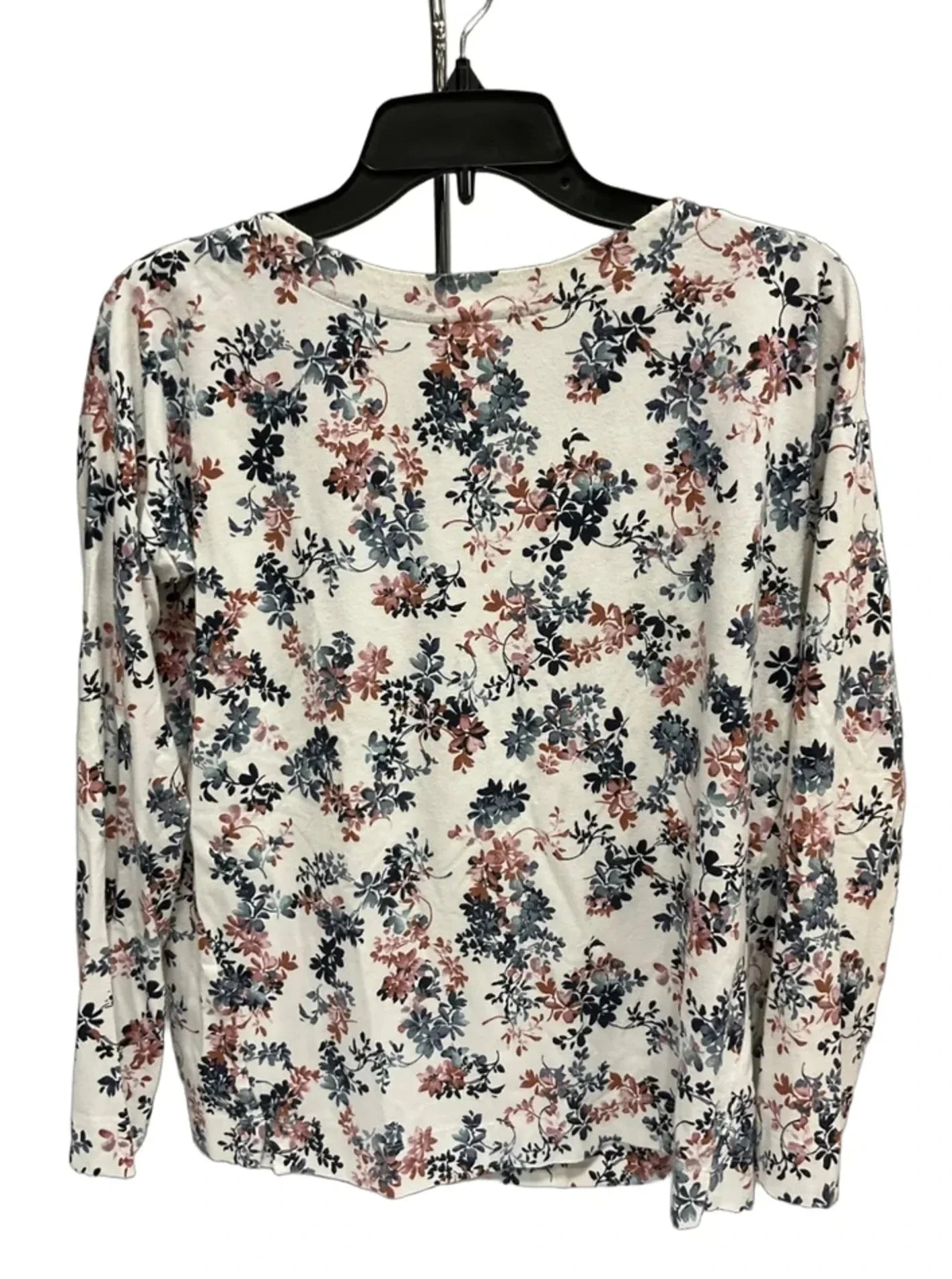 Top Long Sleeve By J. Jill In Floral Print, Size: Xs