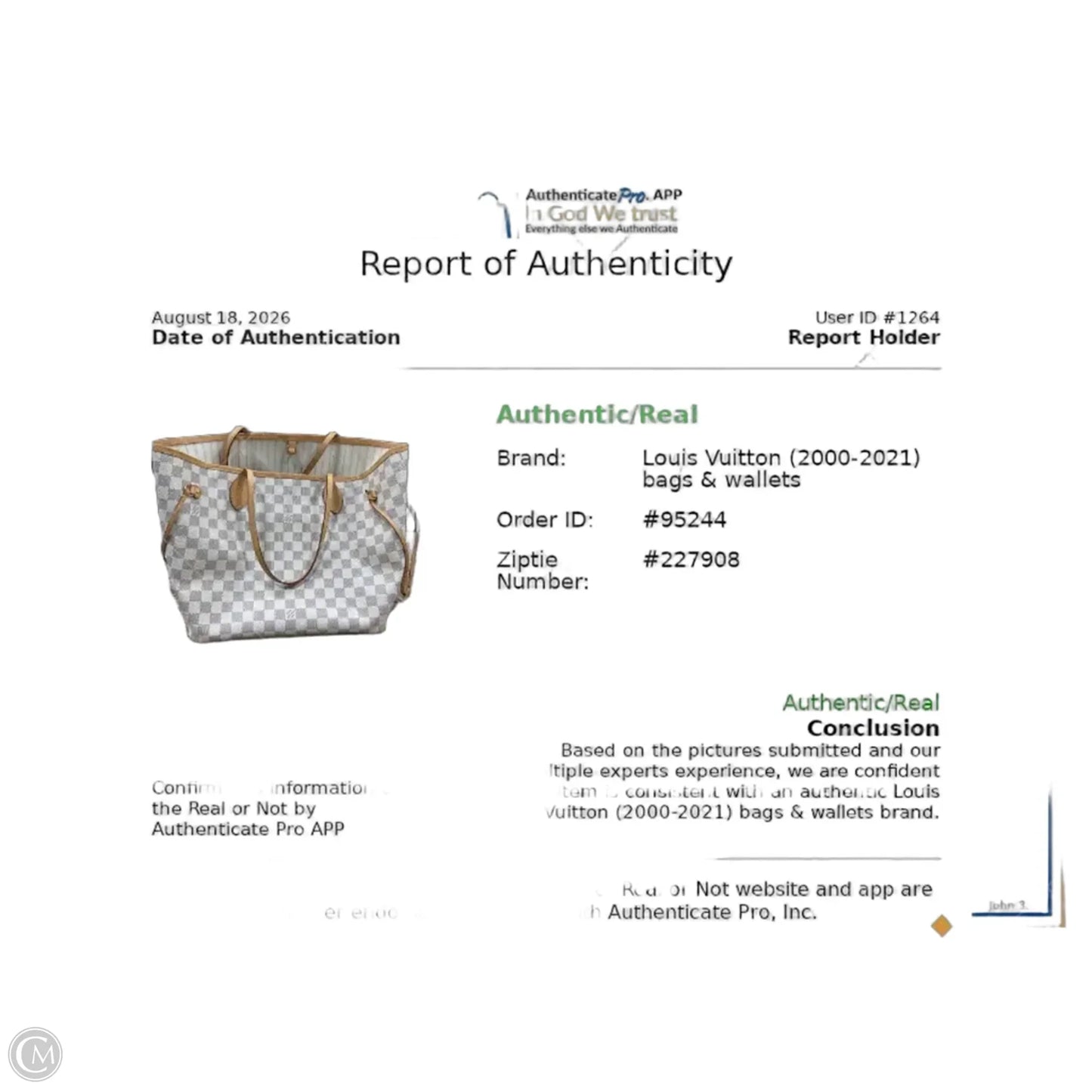 Handbag Luxury Designer By Louis Vuitton, Size: Medium