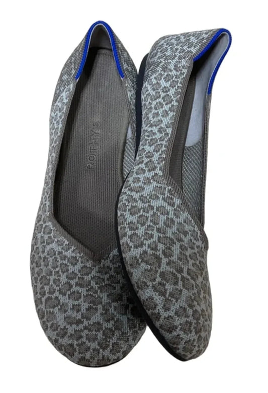 Shoes Flats By Rothys In Leopard Print, Size: 10