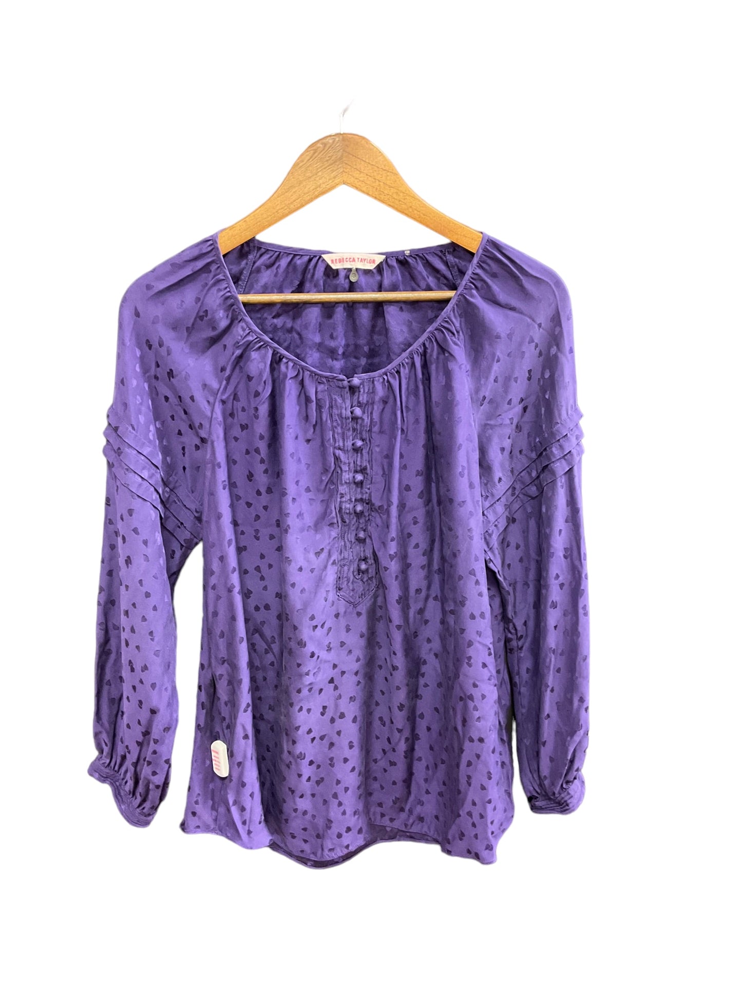 Top Long Sleeve By Rebecca Taylor  Size: 8