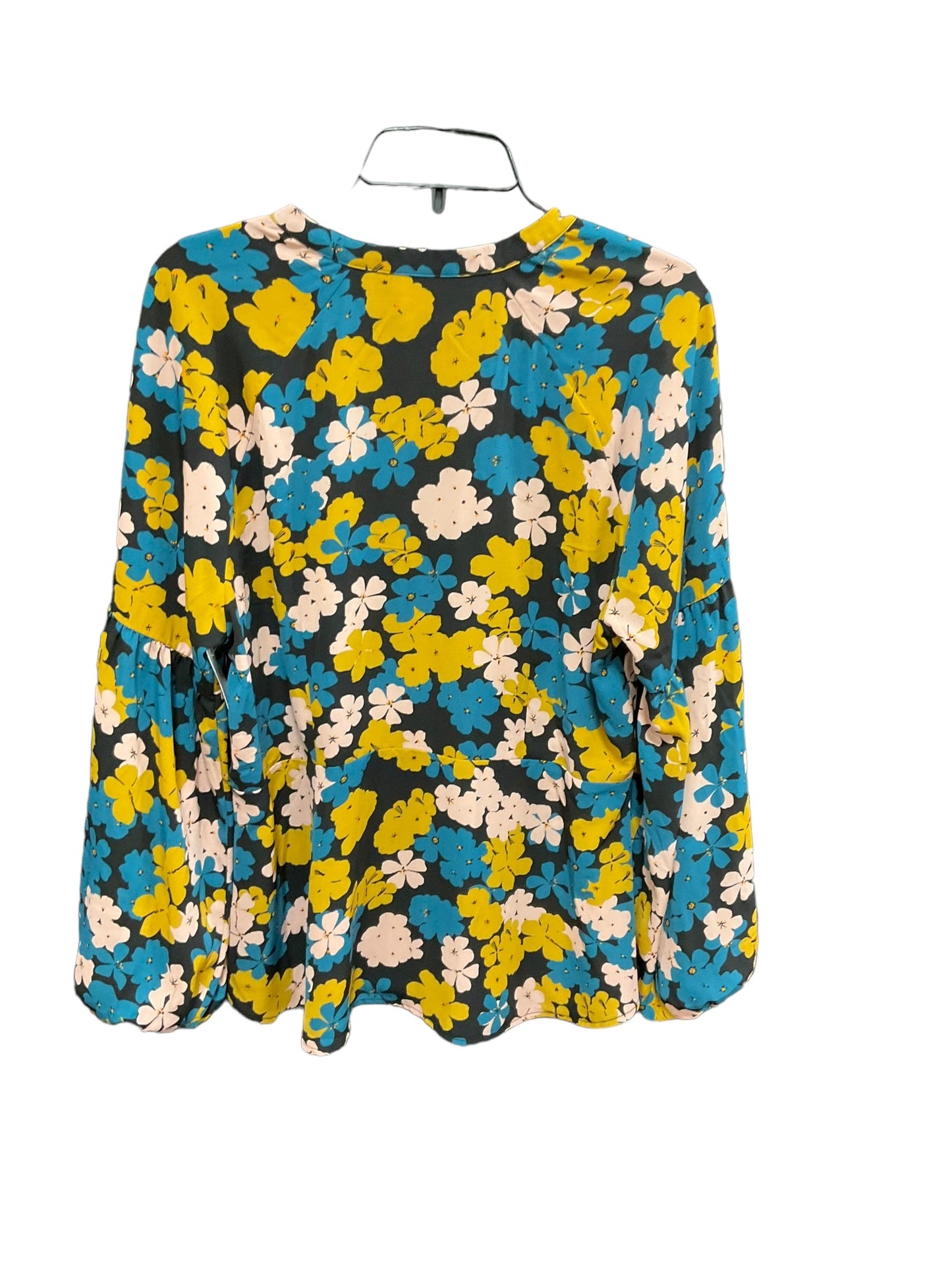 Top Long Sleeve By Cabi In Floral, Size: L