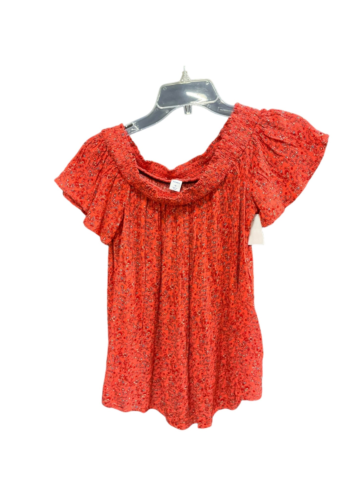 Red Top Short Sleeve Old Navy, Size M