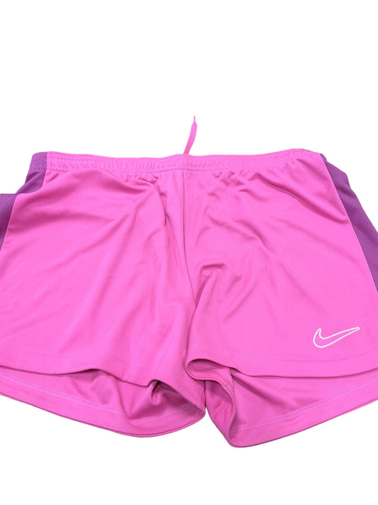 Pink Athletic Shorts Nike Apparel, Size L