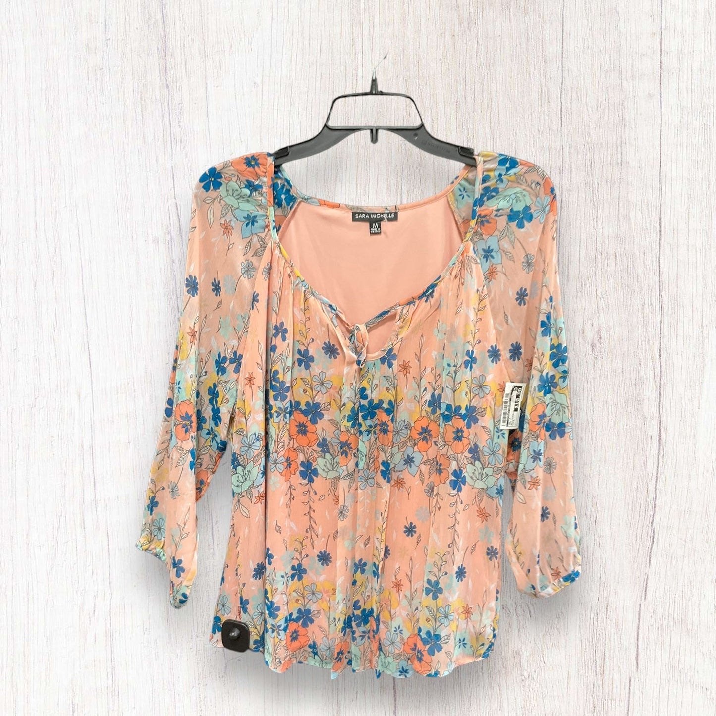 Top Long Sleeve By Clothes Mentor In Pink, Size: L