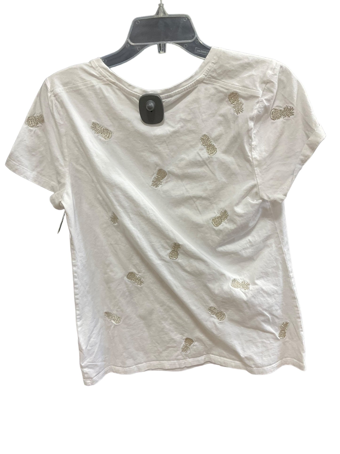 White Top Short Sleeve Banana Republic, Size L