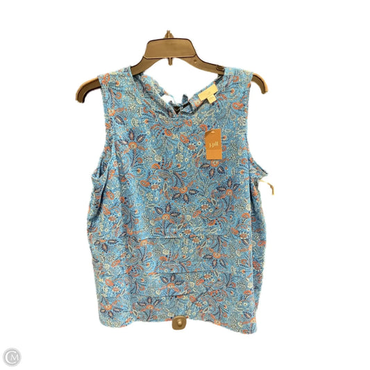 Top Sleeveless By J. Jill In Blue, Size: M