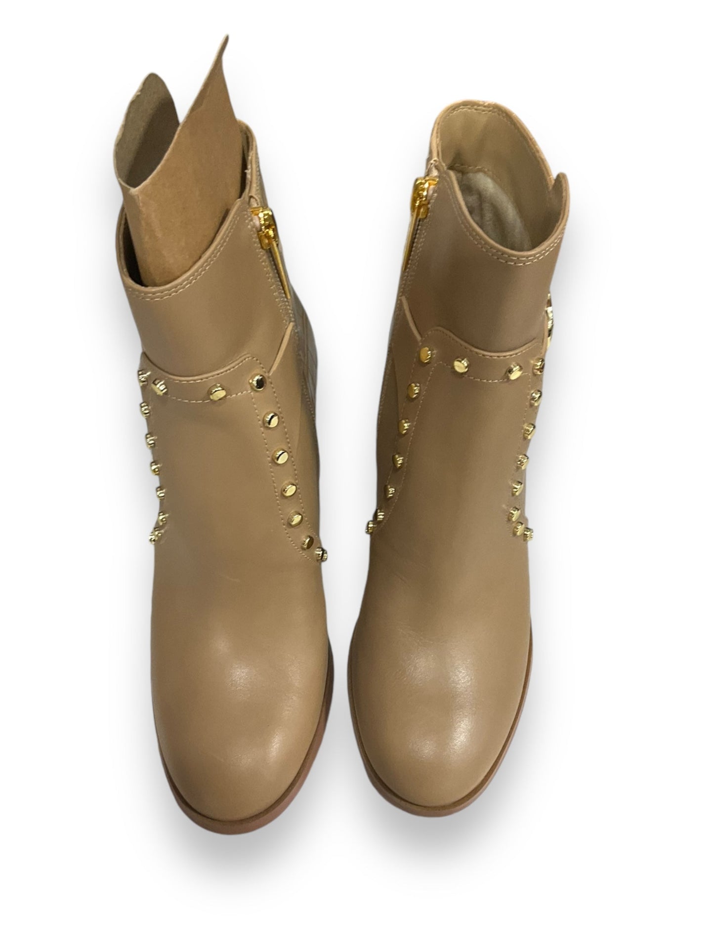 Boots Designer By Michael By Michael Kors In Tan, Size: 7