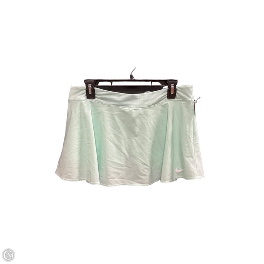 Athletic Skirt By Nike In Green, Size: Xl